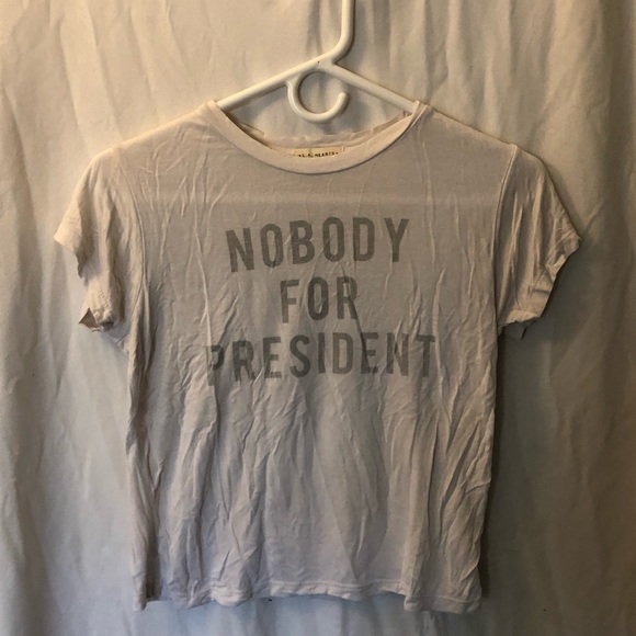 PACSUN LA HEARTS “NOBODY FOR PRESIDENT” SHIRT (XS) - Picture 1 of 1